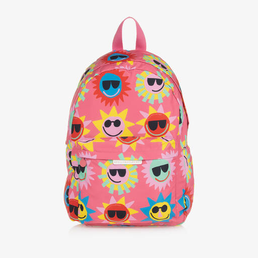 Stella McCartney Kids-Girls Pink Sunshine Backpack (42cm) | Childrensalon