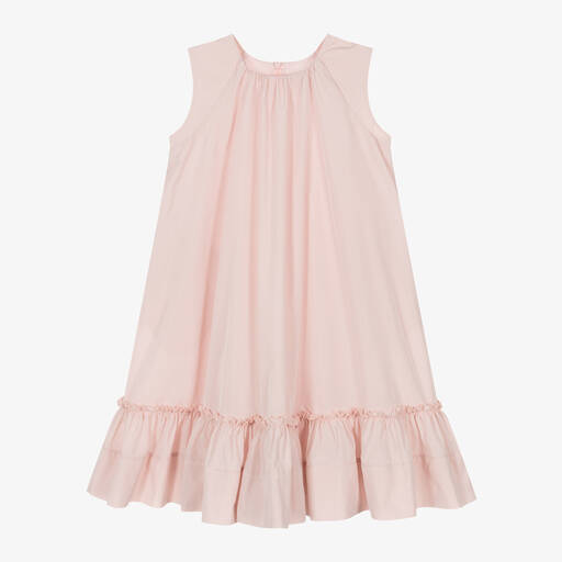 Stella McCartney Kids-Girls Pink Taffeta Dress | Childrensalon