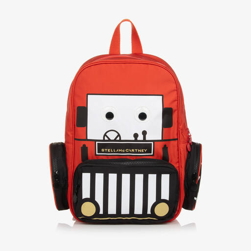 Stella McCartney Kids-Red Tractor Backpack (35cm) | Childrensalon