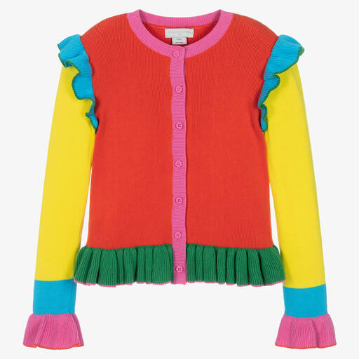 Stella McCartney Kids-Teen Girls Colourful Knitted Cardigan | Childrensalon