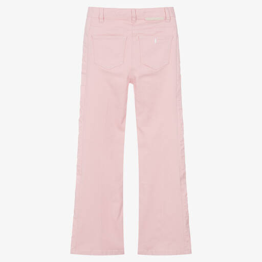 Stella McCartney Kids-Розовые джинсы-клеш для подростков | Childrensalon