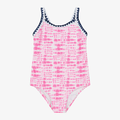 Sunuva-Girls Pink Tie-Dye Swimsuit | Childrensalon