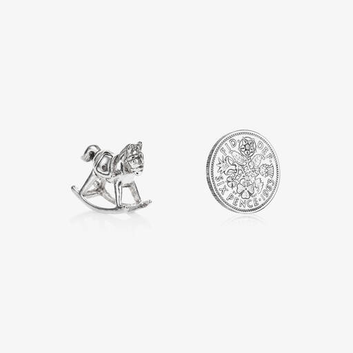 Tales From The Earth-Silver Coin & Rocking Horse Charms (2 Pack) | Childrensalon