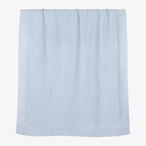Tartine et Chocolat-Blue Cashmere Blanket (100cm) | Childrensalon