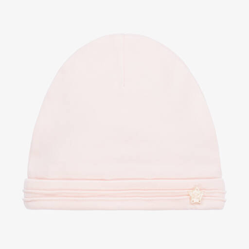 Tartine et Chocolat-Pink Cotton Baby Hat | Childrensalon