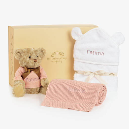 The Baby Gifting Company-Baby Girls Pink Welcome Little One Hamper | Childrensalon