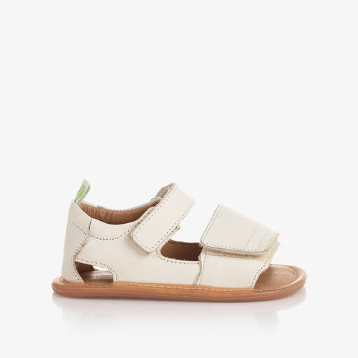 Tip Toey Joey-Ivory Leather Baby Sandals | Childrensalon