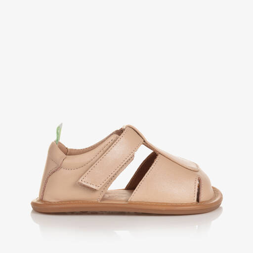 Tip Toey Joey-Pink Leather Baby Sandals | Childrensalon