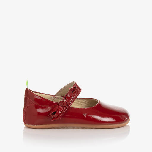 Tip Toey Joey-Red Leather Baby Shoes | Childrensalon