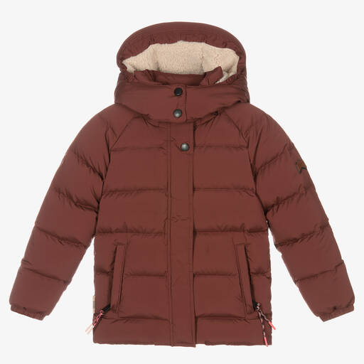Töastie-Red Down Padded Puffer Coat | Childrensalon