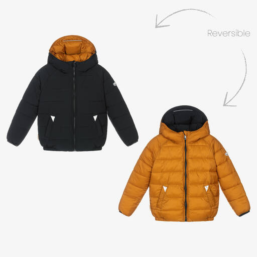 Töastie-Reversible Hooded Puffer Jacket | Childrensalon