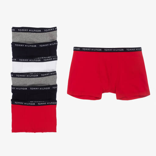Tommy Hilfiger-Cotton Jersey Boxer Shorts (7 Pack) | Childrensalon