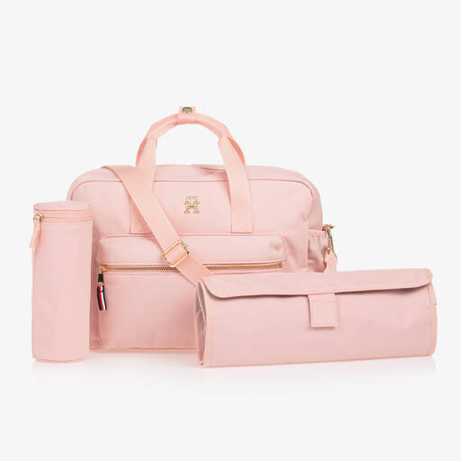 Tommy Hilfiger-Розовая пеленальная сумка (41см) | Childrensalon