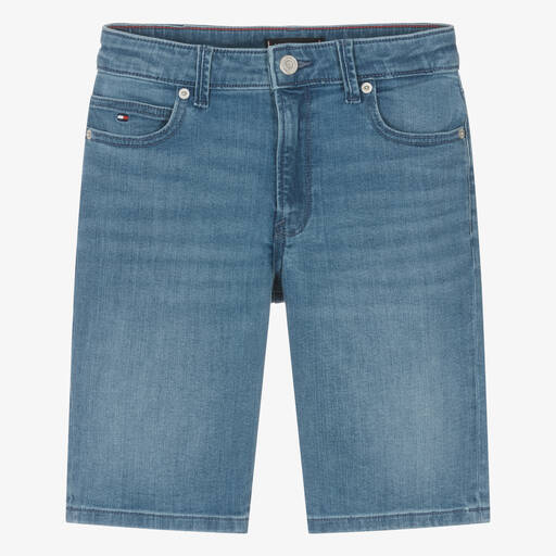 Tommy Hilfiger-Синие джинсовые шорты для мальчиков-подростков | Childrensalon