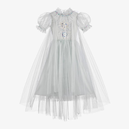 Tutu du Monde-Girls Blue Tulle & Sequin Dress | Childrensalon