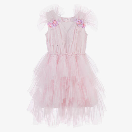 Tutu du Monde-Girls Lilac Pink Tulle Tutu Dress | Childrensalon