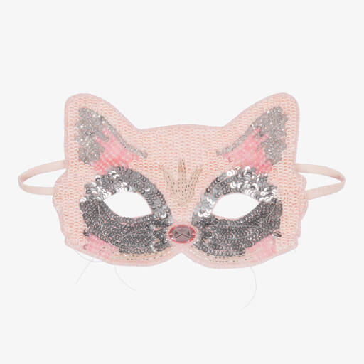 Tutu du Monde-Girls Pink Sequinned Cat Mask | Childrensalon