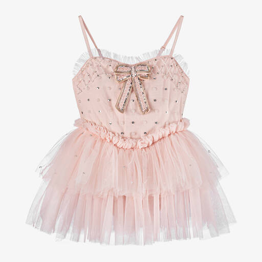 Tutu du Monde-Girls Pink Tulle Ballerina Tutu Dress | Childrensalon