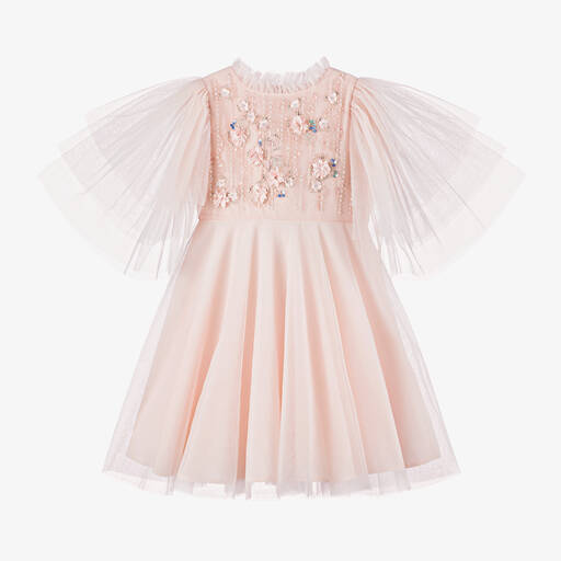 Tutu du Monde-Girls Pink Tulle Dress | Childrensalon