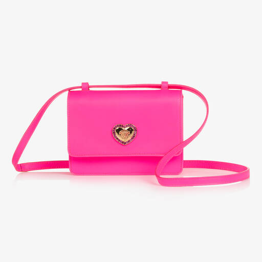 Versace-Pink Medusa Leather Bag (17cm) | Childrensalon
