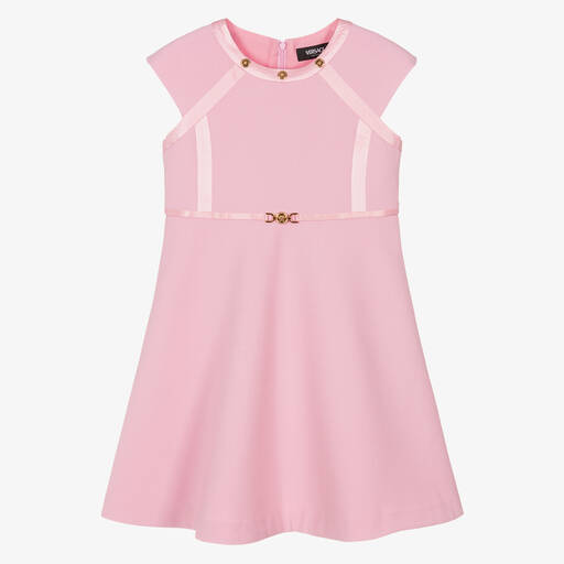 Versace-Teen Girls Pink Wool Dress | Childrensalon