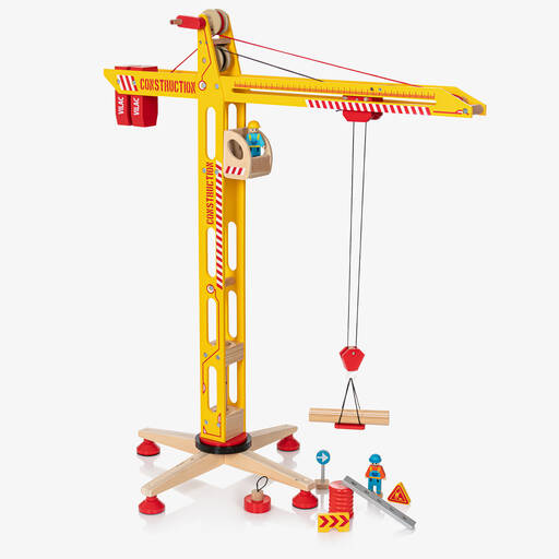 Vilac-Großes Holzkran-Spielzeug (80 cm) | Childrensalon