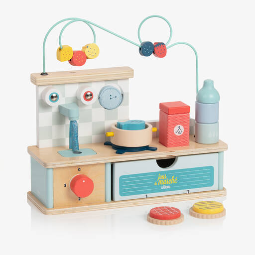 Vilac-Wooden Kitchen Activity Toy (28cm) | Childrensalon