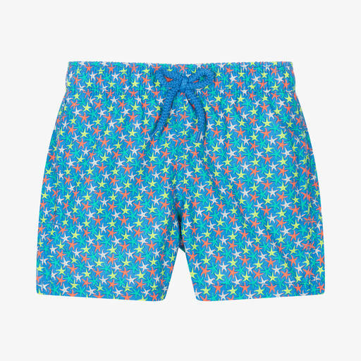 Vilebrequin-Boys Blue Star Fish Swim Shorts | Childrensalon