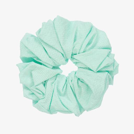Wauw Capow-Girls Mint Green Hair Scrunchie (15cm) | Childrensalon