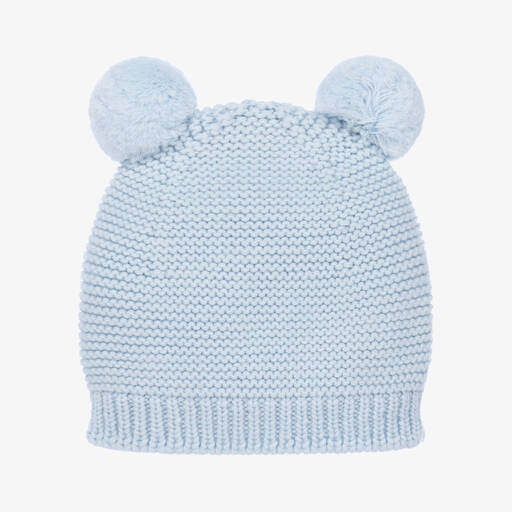 Wedoble-Pale Blue Merino Wool Hat | Childrensalon