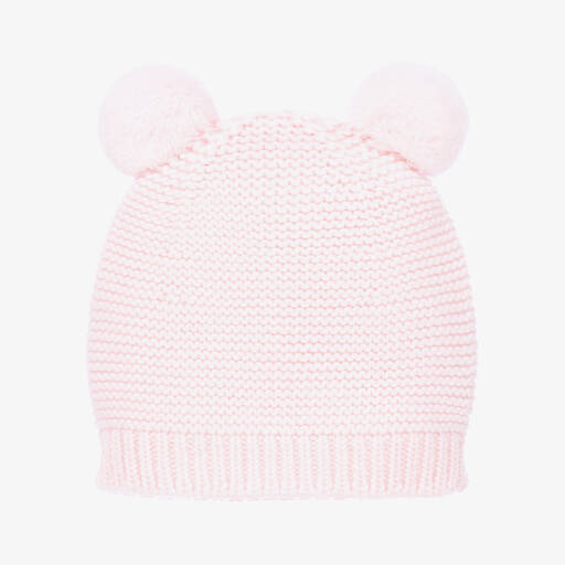 Wedoble-Pale Pink Merino Wool Hat | Childrensalon