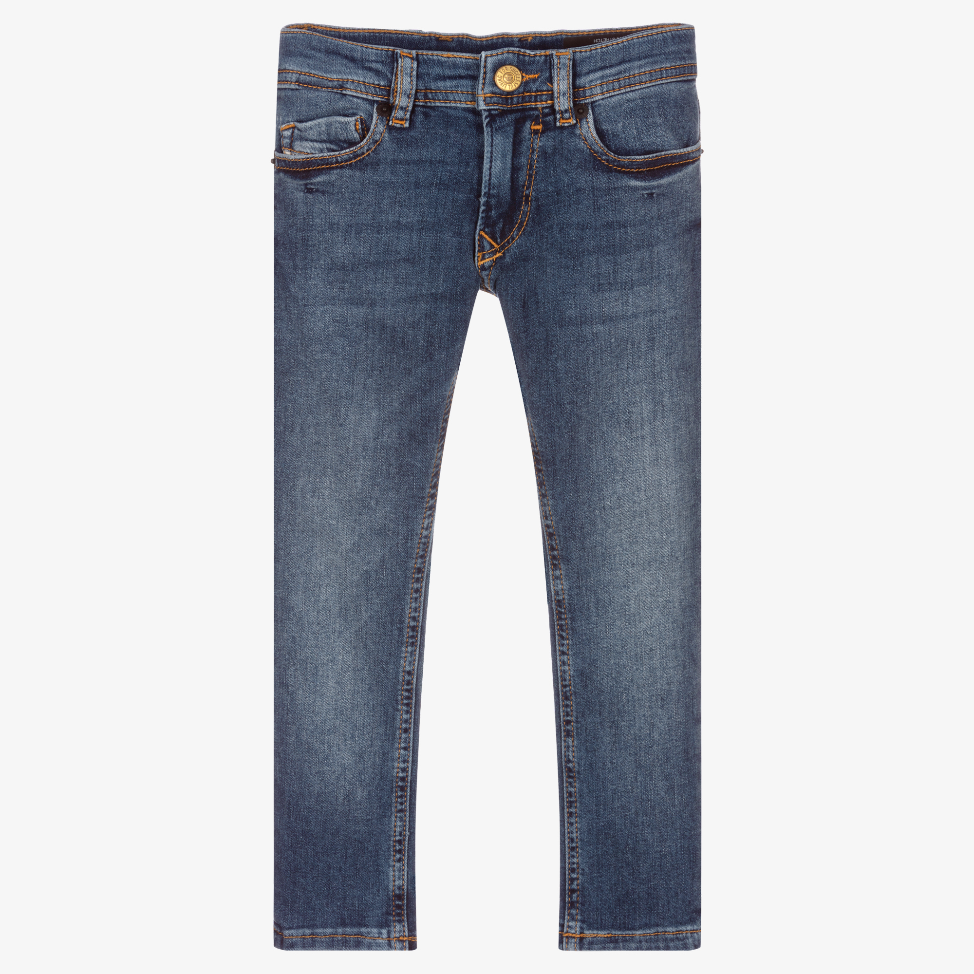 Diesel - Blue Cotton Jogg Jeans | Childrensalon