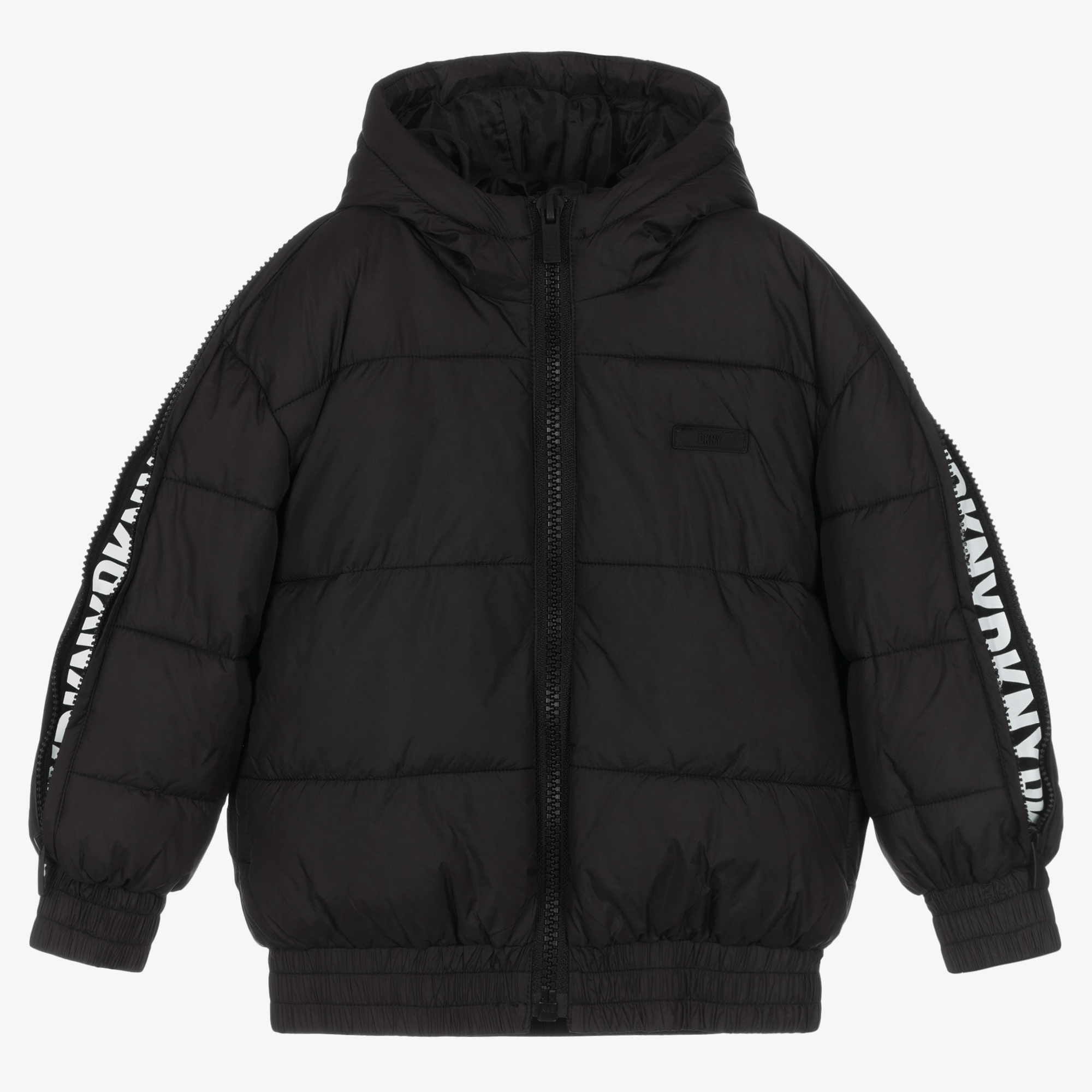 DKNY - Teen Pink Logo Puffer Jacket | Childrensalon