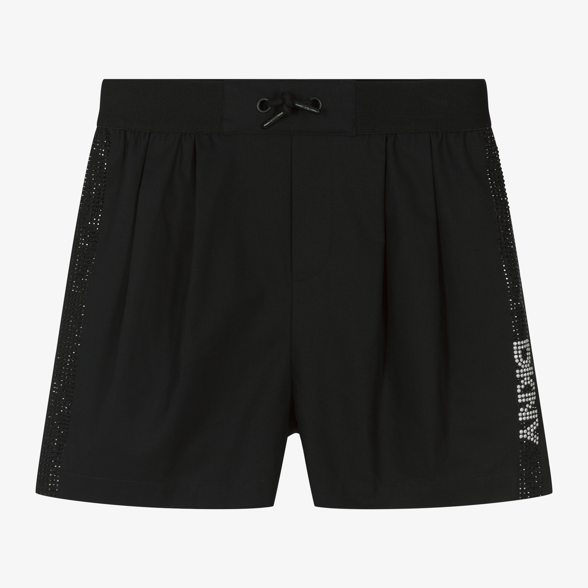 Black cotton shorts for girls hotsell