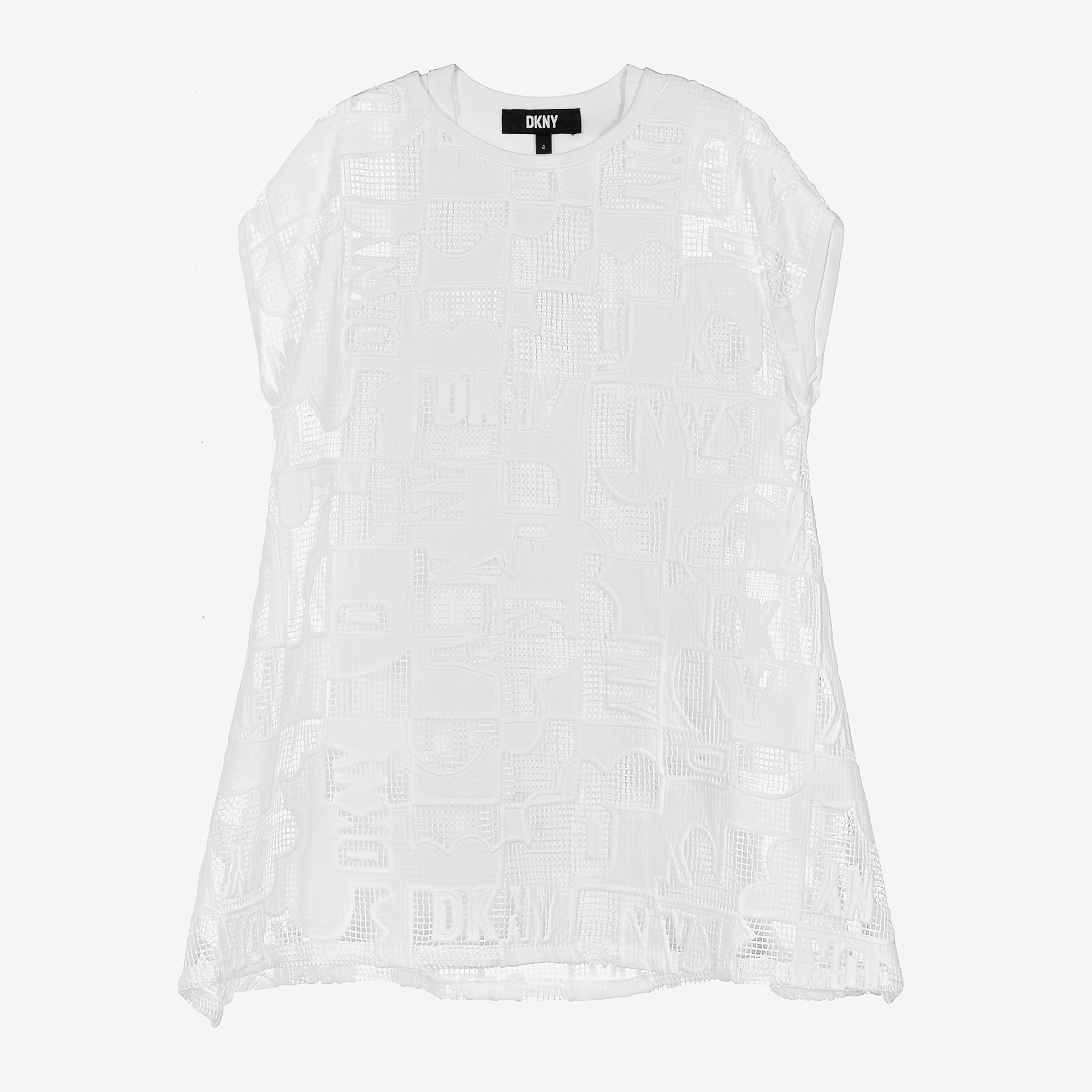 Dkny white 2025 lace dress