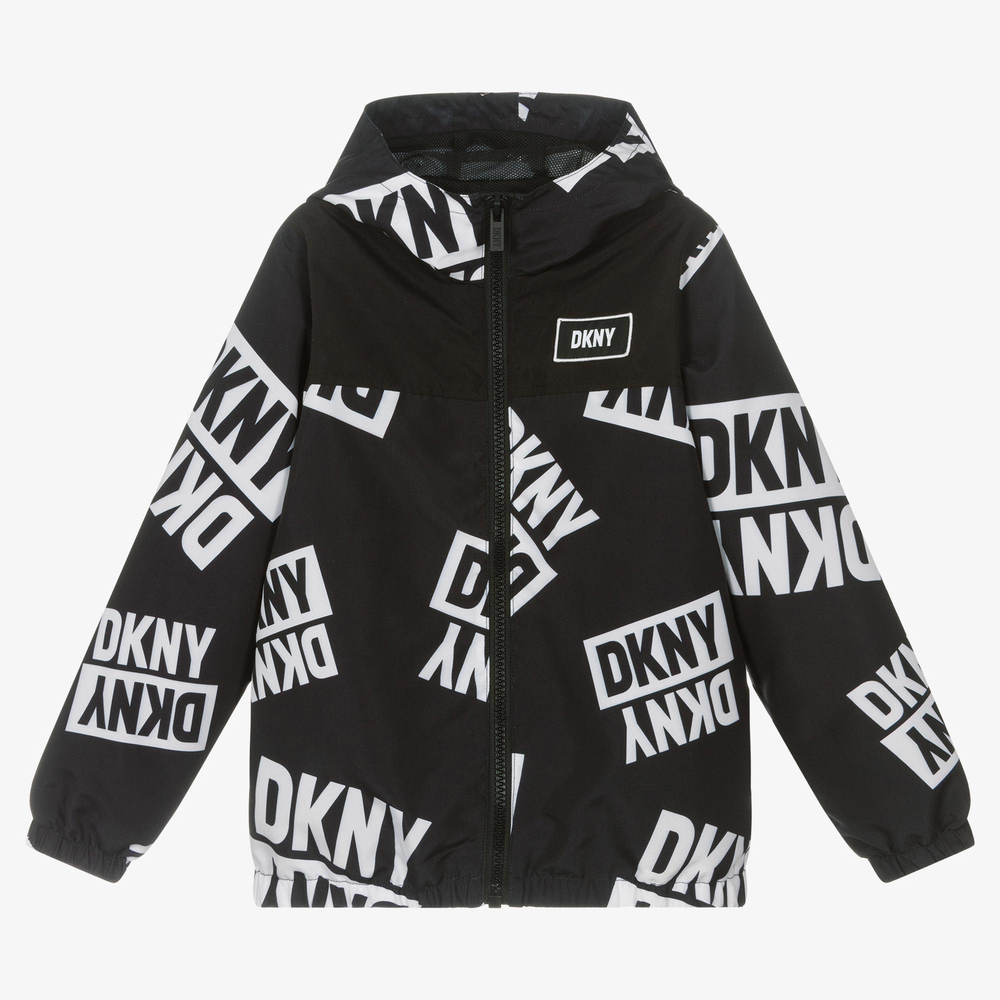 DKNY - Teen Girls Silver Puffer Coat | Childrensalon