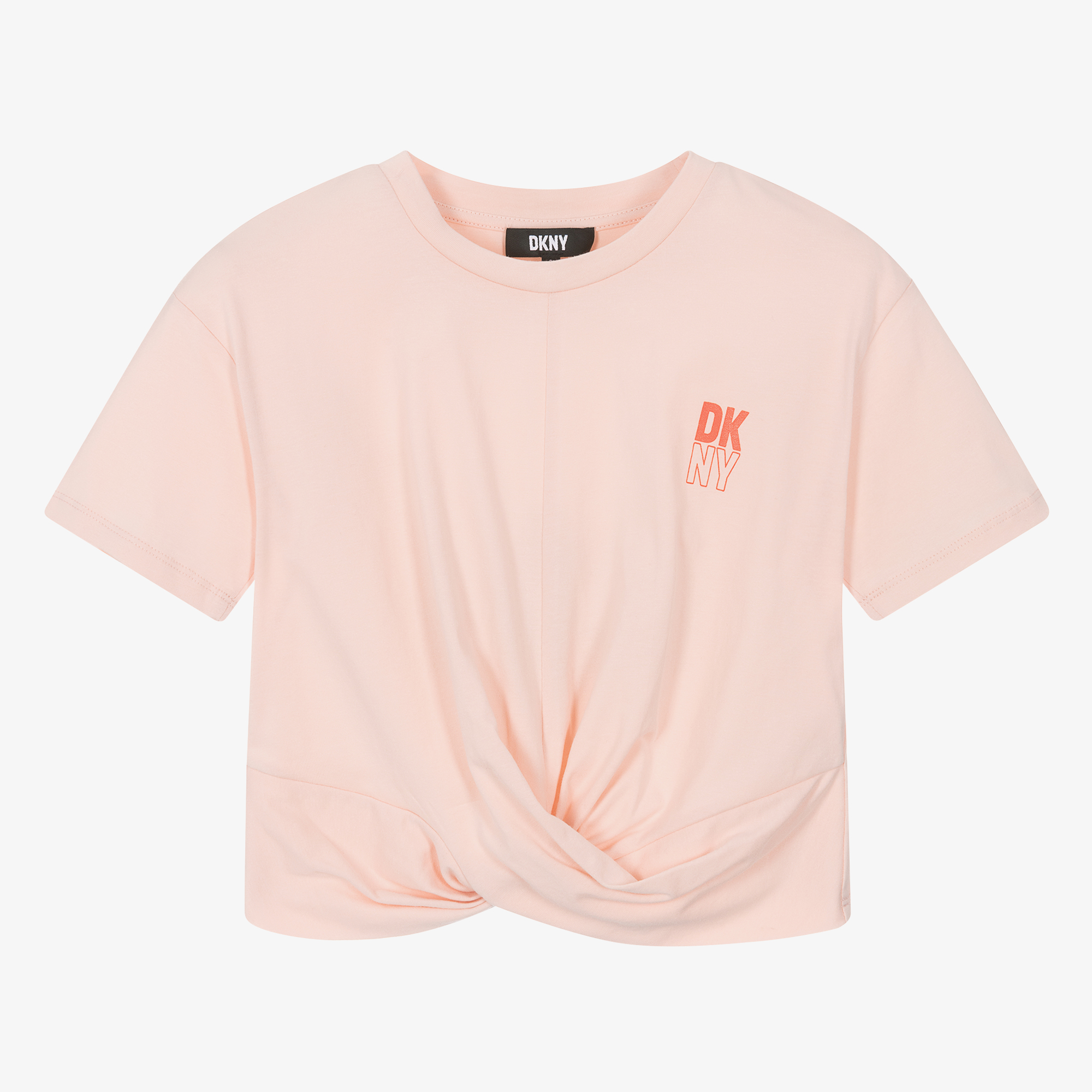 DKNY Teen Girls Pink Cotton T-Shirt