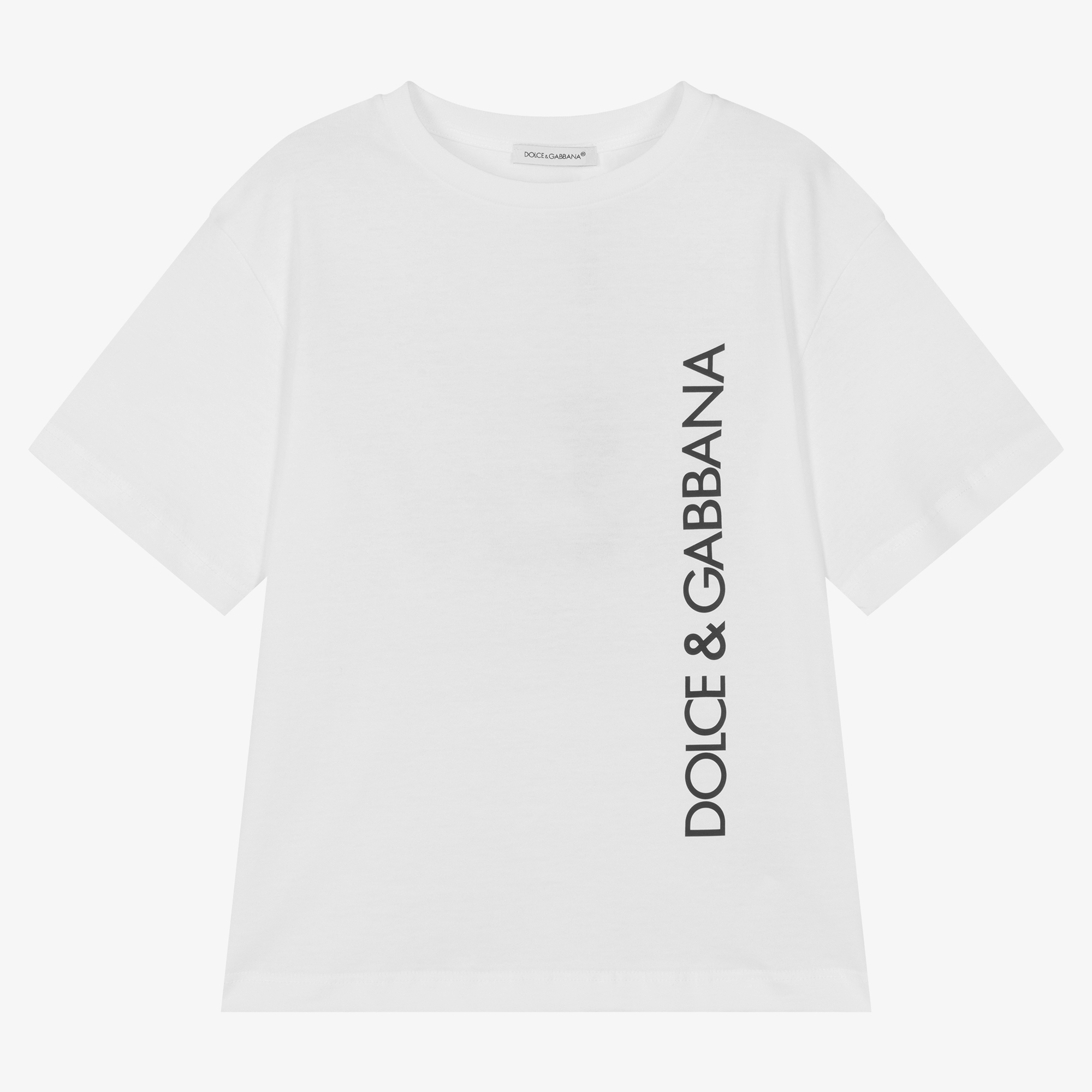 Dolce & Gabbana - Boys Green Crossover DG Varsity T-Shirt | Childrensalon