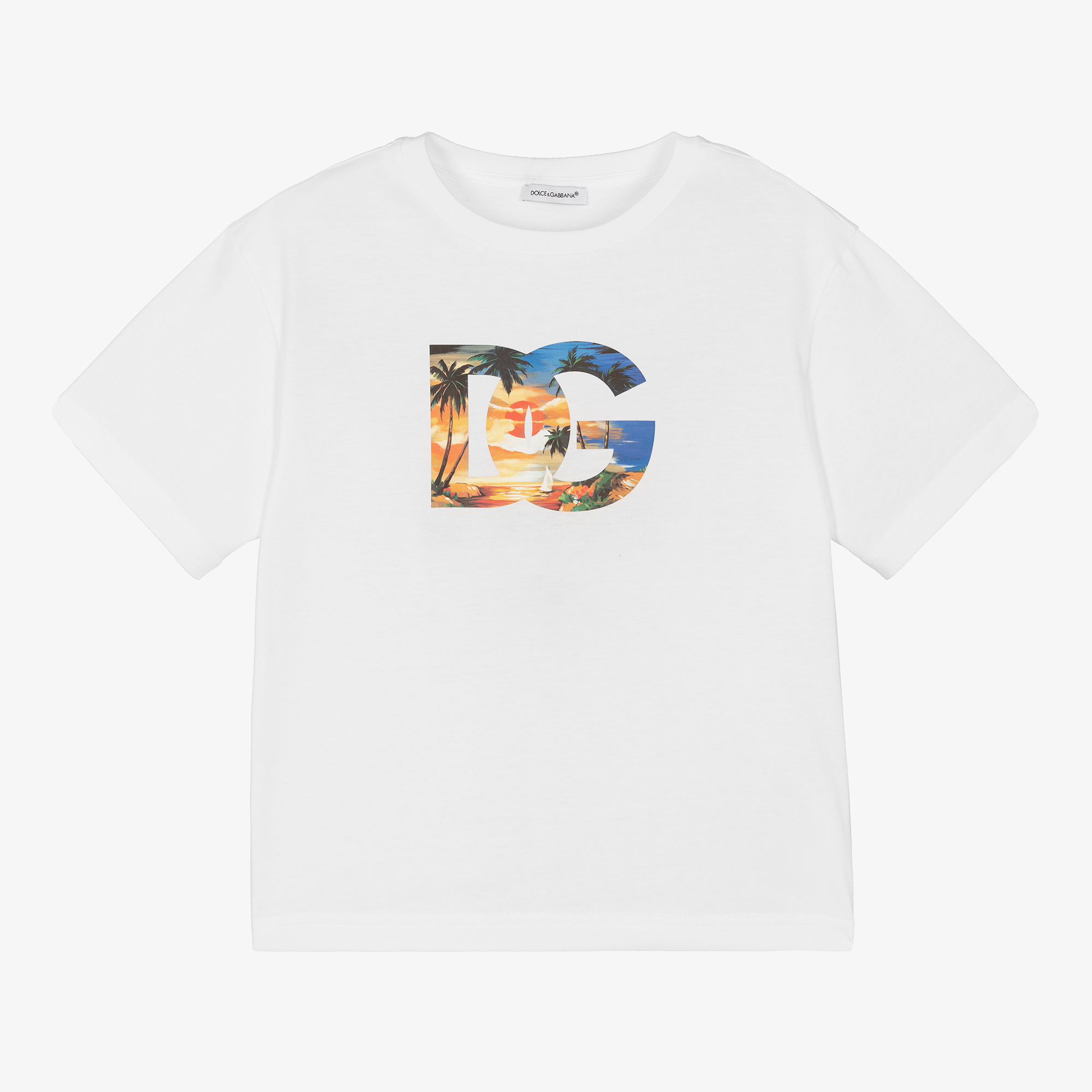 Dolce & Gabbana - Teen Girls White Smemo T-Shirt | Childrensalon