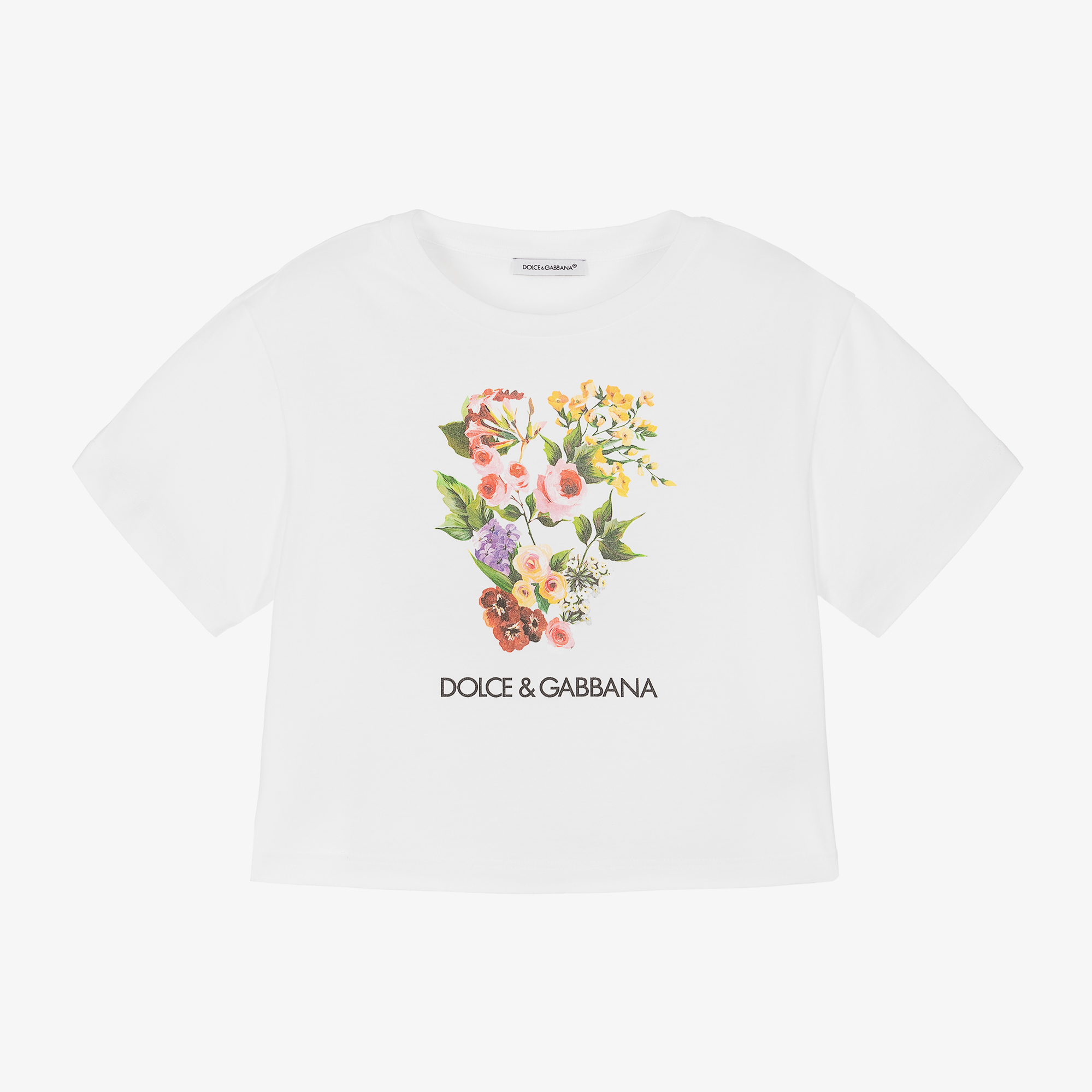 Dolce and gabbana 2024 t shirt flower