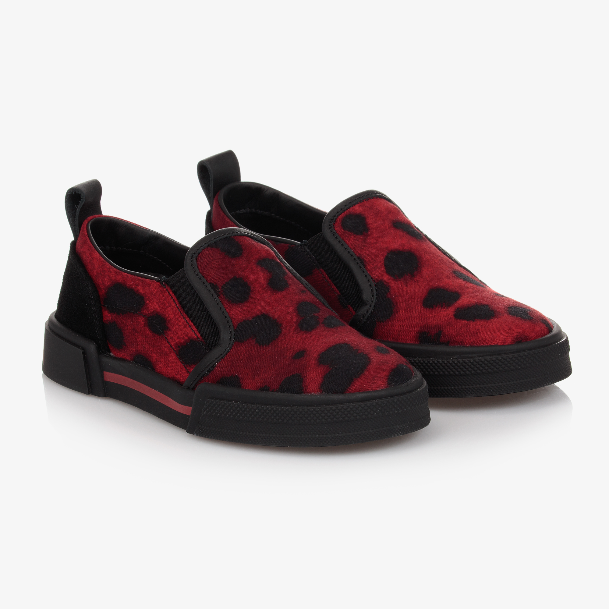 red and black dolce gabbana sneakers