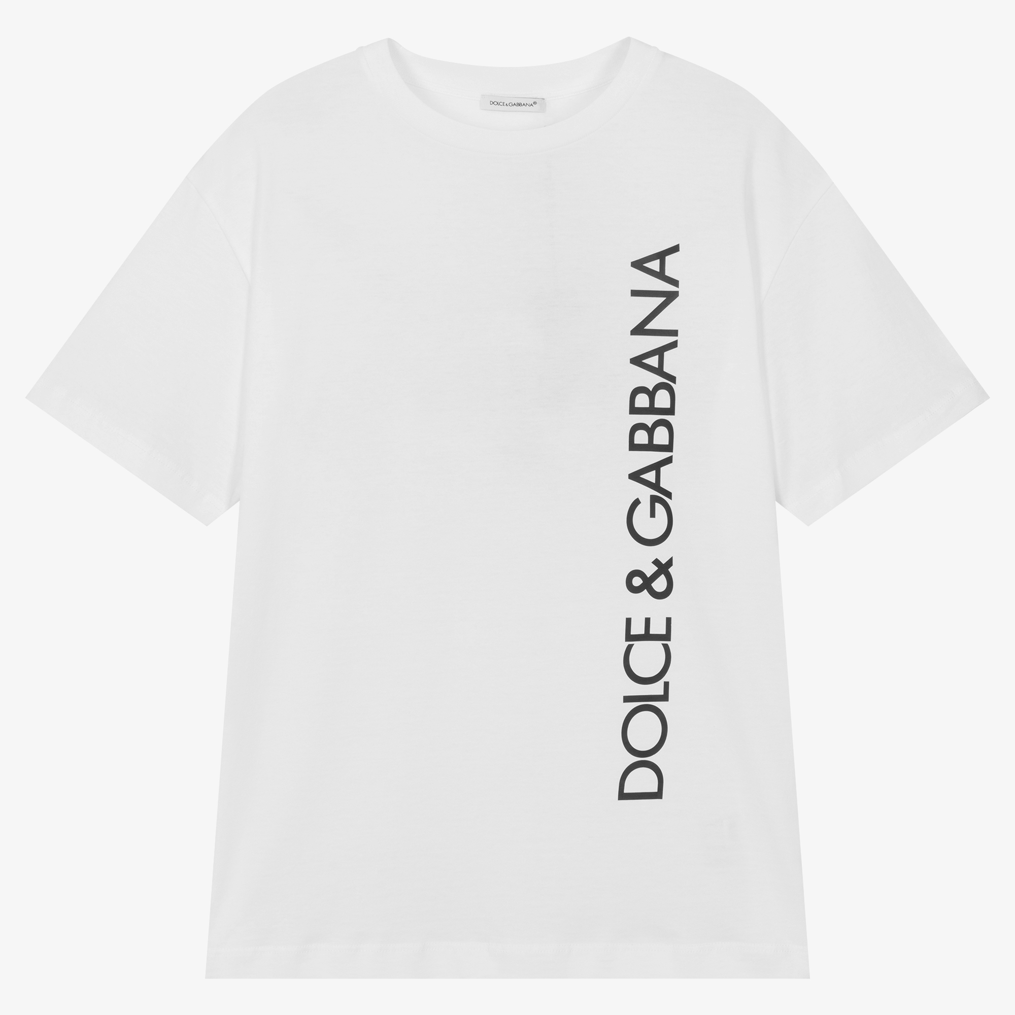 Dolce & Gabbana - Boys Green Crossover DG Varsity T-Shirt | Childrensalon