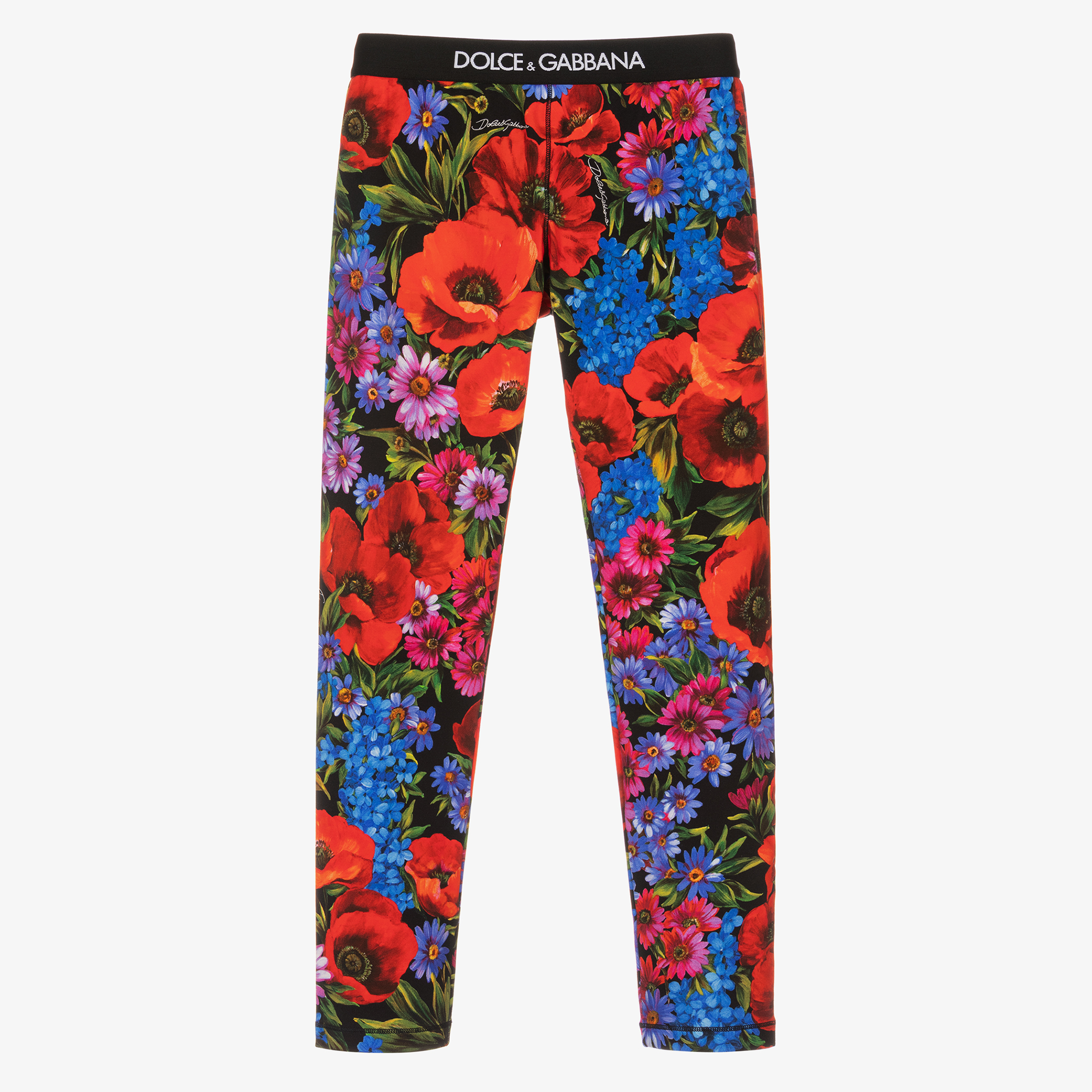 Dolce & Gabbana - Teen Pink Floral Leggings | Childrensalon