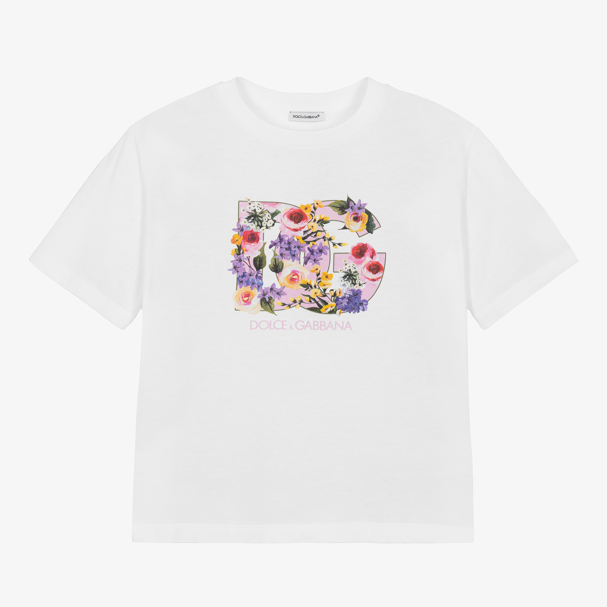 Dolce and gabbana discount floral t shirt