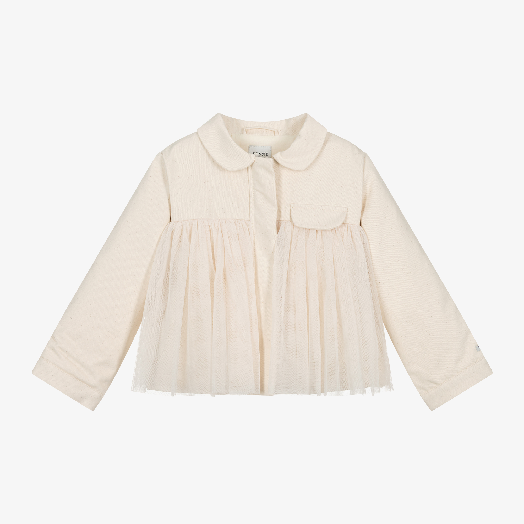 Donsje - Ivory Cotton Corduroy Jacket | Childrensalon