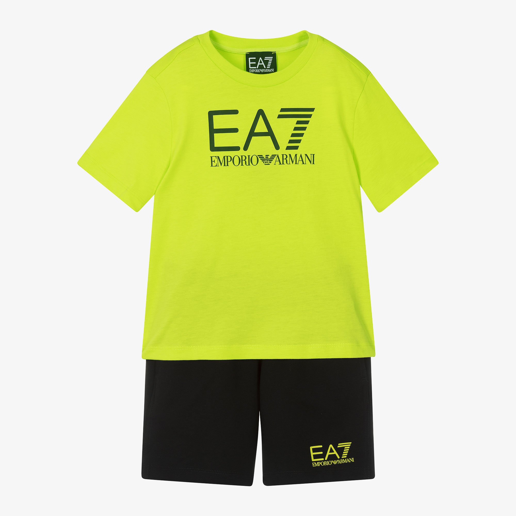 White sale ea7 shorts