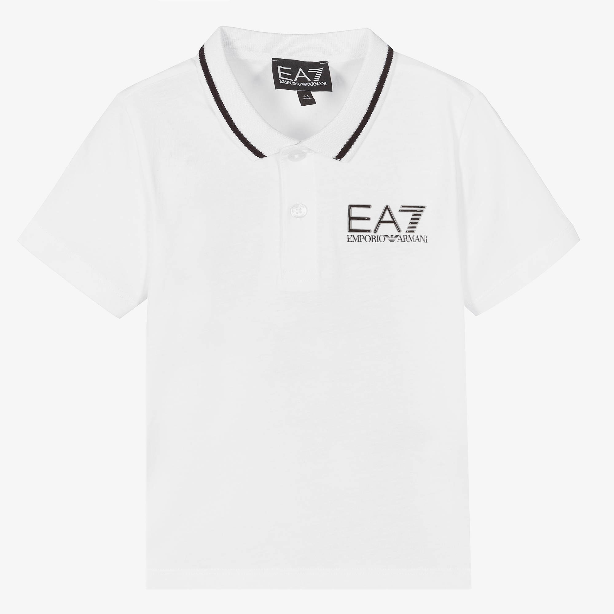 ea7 polo shirt white