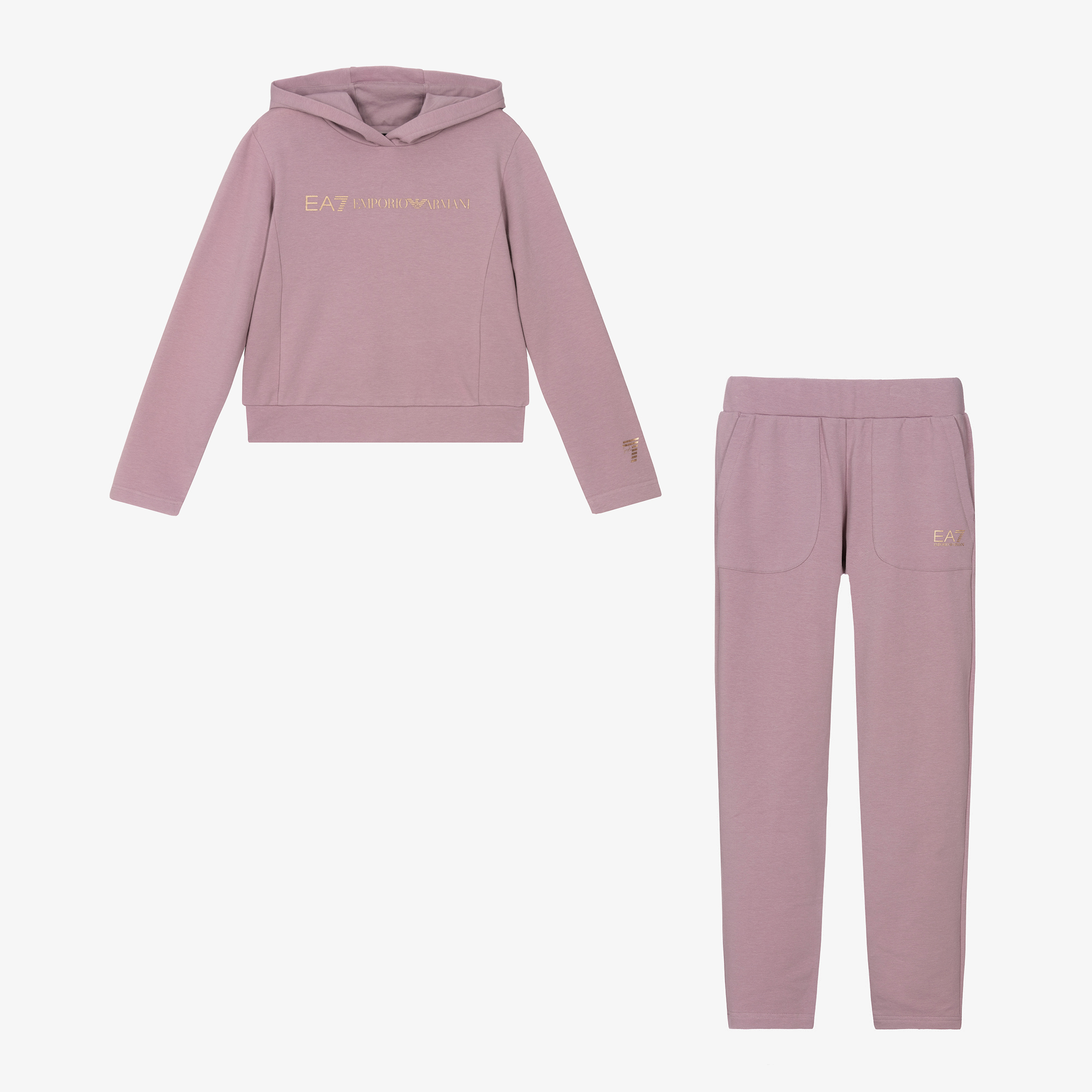 Girls ea7 tracksuit on sale