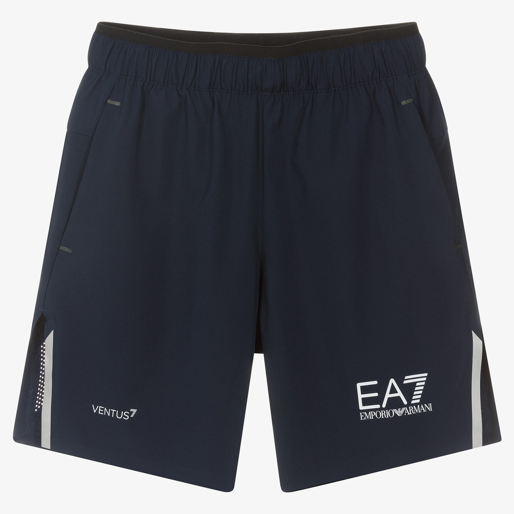 EA7 Emporio Armani Teen Boys Blue VENTUS7 Sports Shorts