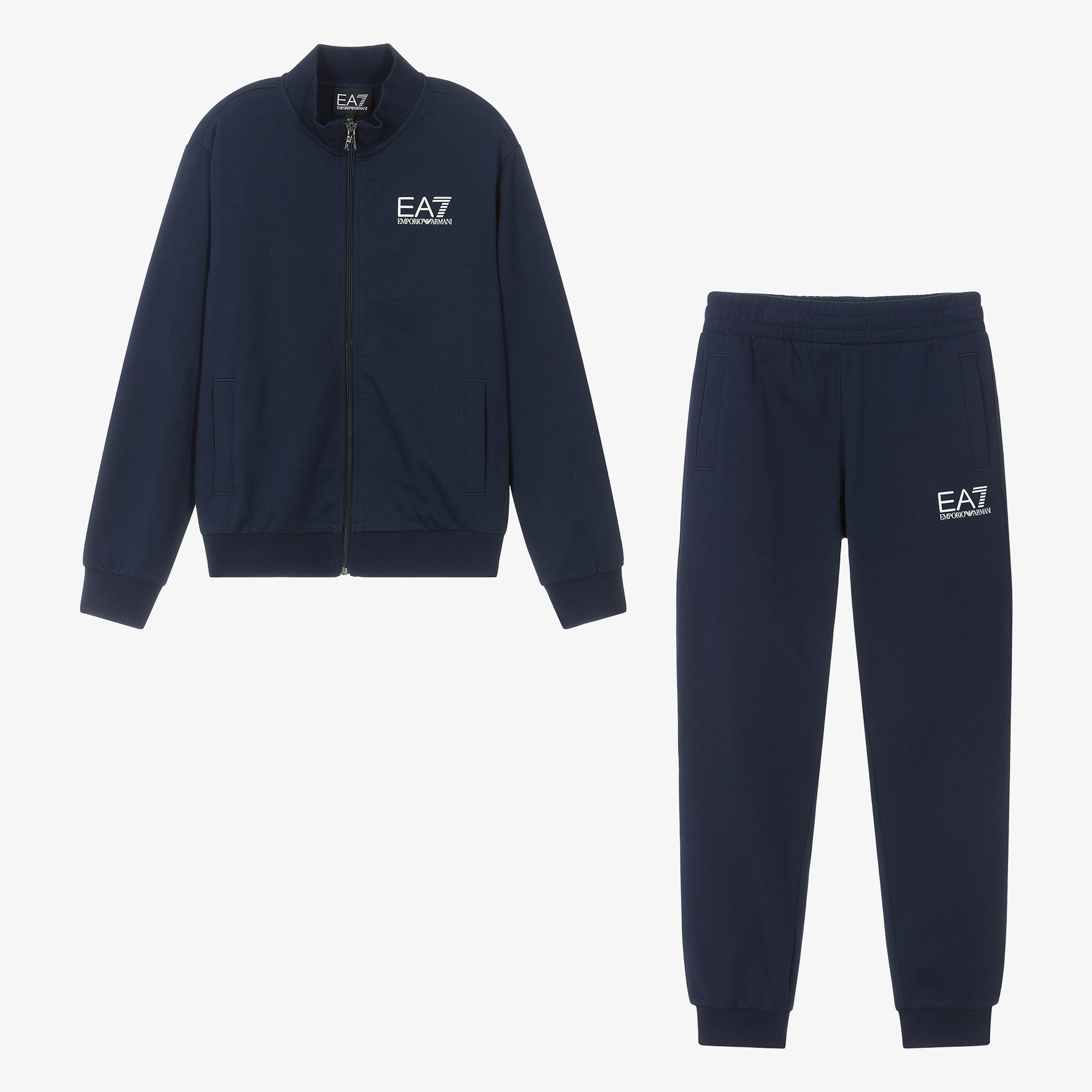 Boys ea7 hot sale tracksuit